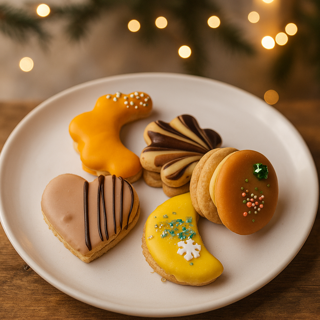 Weihnachtskekse mit Buttercreme