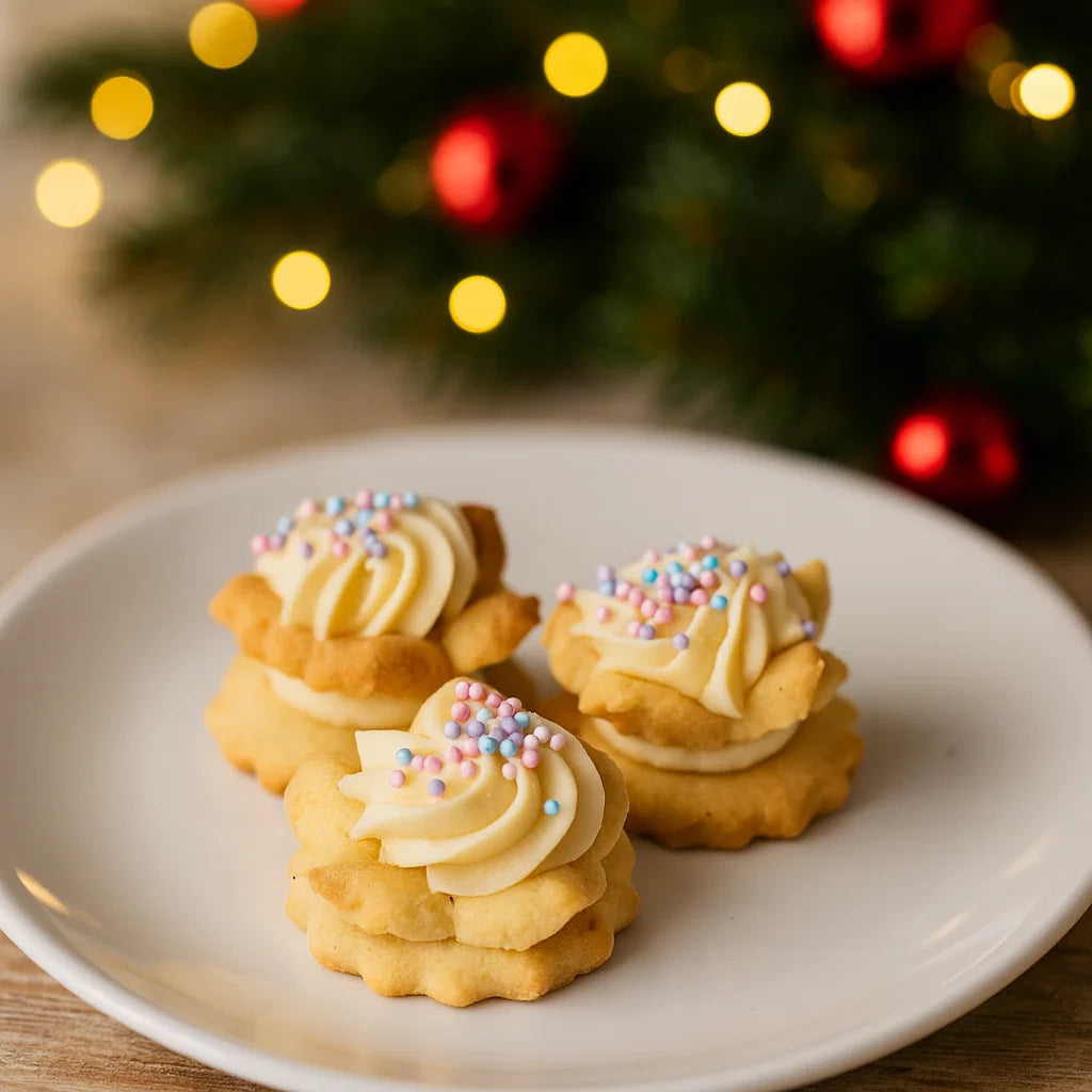 Weihnachtskekse mit Buttercreme